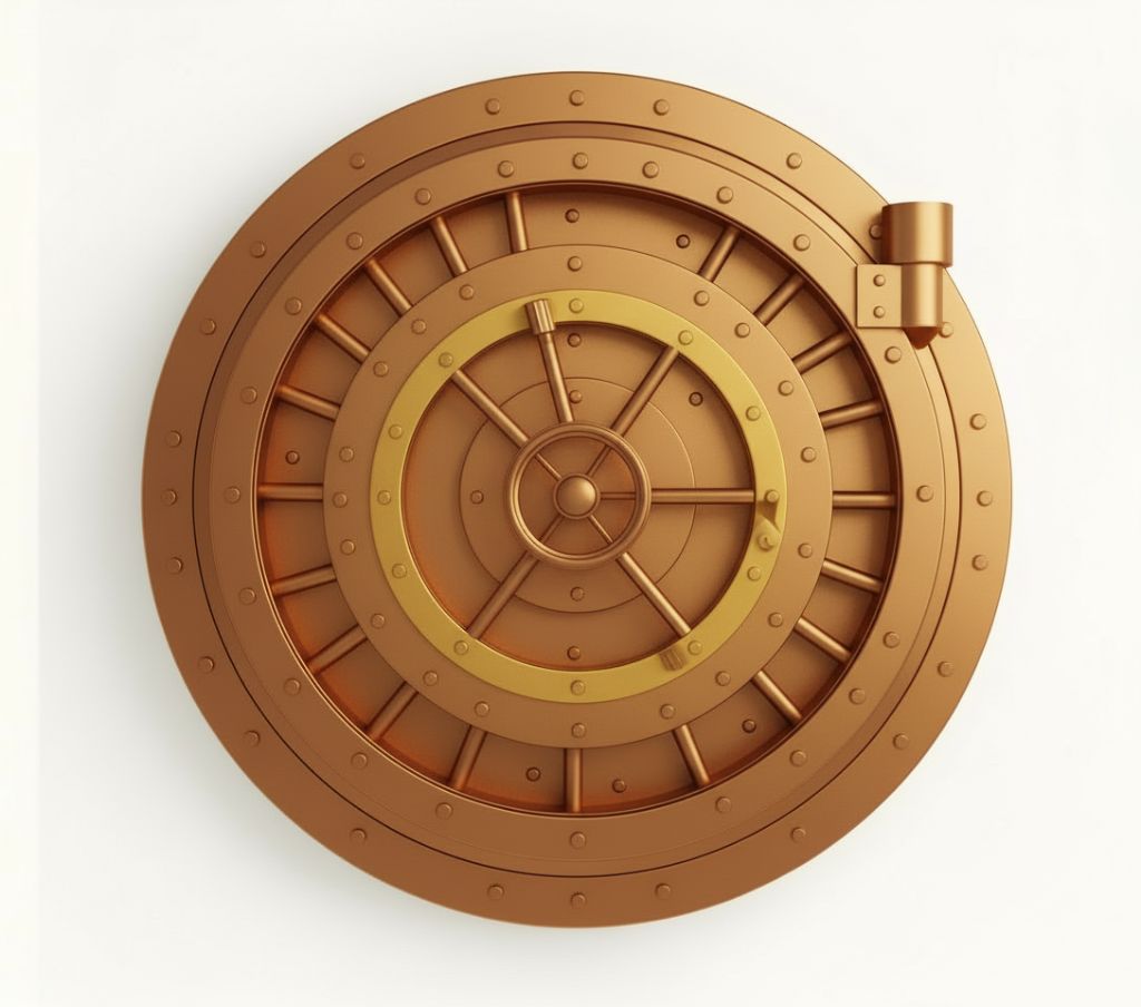 Golden Vault Door